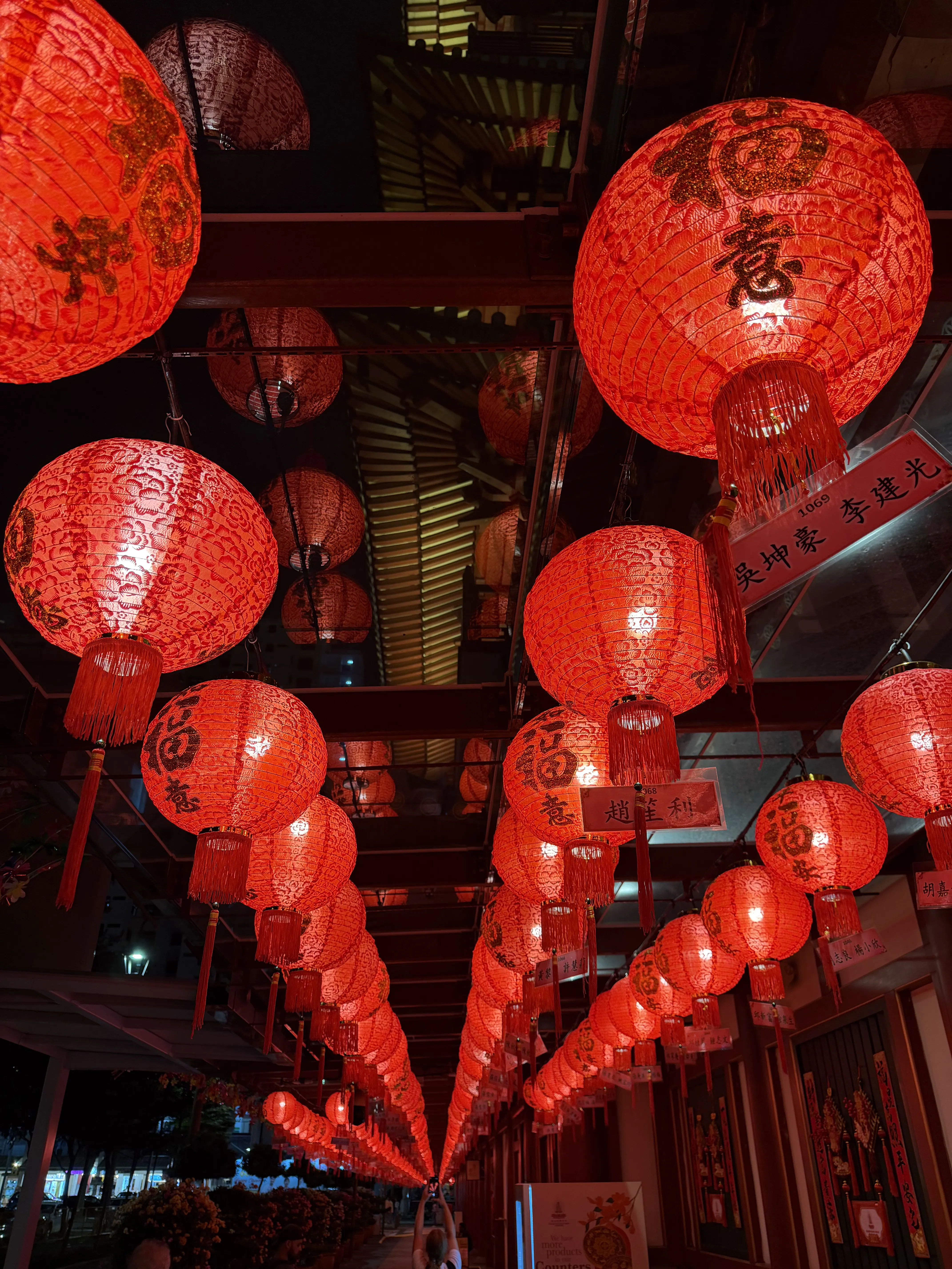 Chinese New Year Lanterns at the Buddha Tooth Relic Temple Singapore